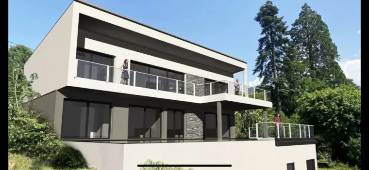 Rénovation et extension de terrasse avec piscine à Chambéry, Chambéry, B.CHIC ARCHITECTURE