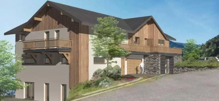 Architecte pour complexe de 8 appartements et parties communes à Brides-les-Bains, Chambéry, B.CHIC ARCHITECTURE