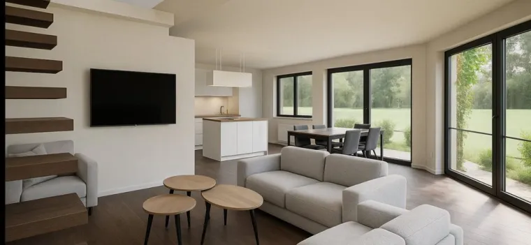 Conception architecturale pour une construction de maison à Saint-Martin-De-La-Porte, Chambéry, B.CHIC ARCHITECTURE