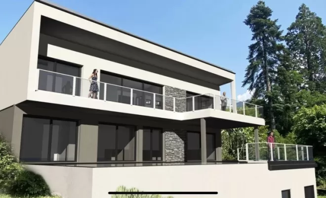 Rénovation et extension de terrasse avec piscine à Chambéry, Chambéry, B.CHIC ARCHITECTURE